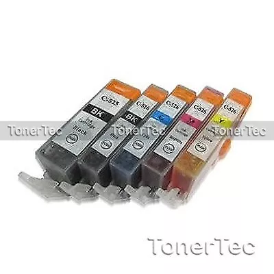 CT PGI525BK/CLI526C/M/Y/BK X5 Ink Set-> Canon IP4850/IP4950/IX6550/MG5150 • $20.14